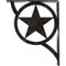 Ekena Millwork Austin Wrought Iron Bracket, (Triple center brace), Antiqued Silver 2"W x 10"D x 12"H BKTM02X10X12TAUASV - alternate 5